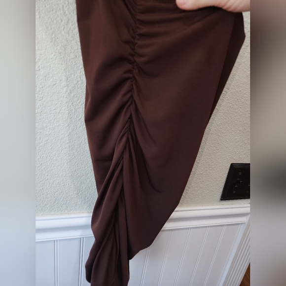 Dark Brown Club Dress Size Small Roma - Picture 4 of 5